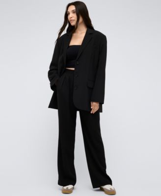 Women's Vision Twill Three-Button Boyfriend Jacket