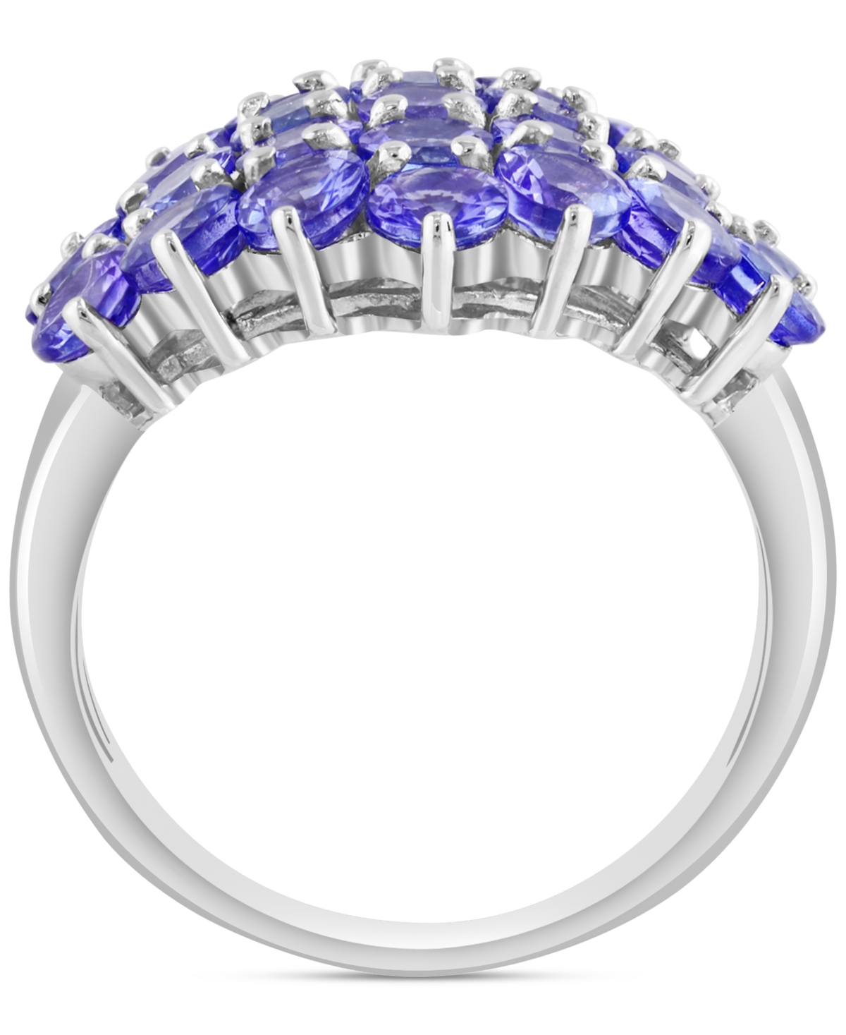 Effy Collection Tanzanite (3-1/4 Ct. T.w.) Ring In Sterling Silver In Tanzanite
