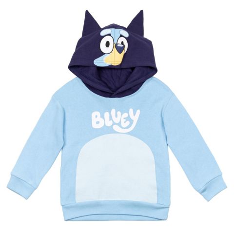 Худи Bluey Bingo Dad Mom Fleece Matching Family Cosplay Pullover to для мальчиков, цвет: Синий