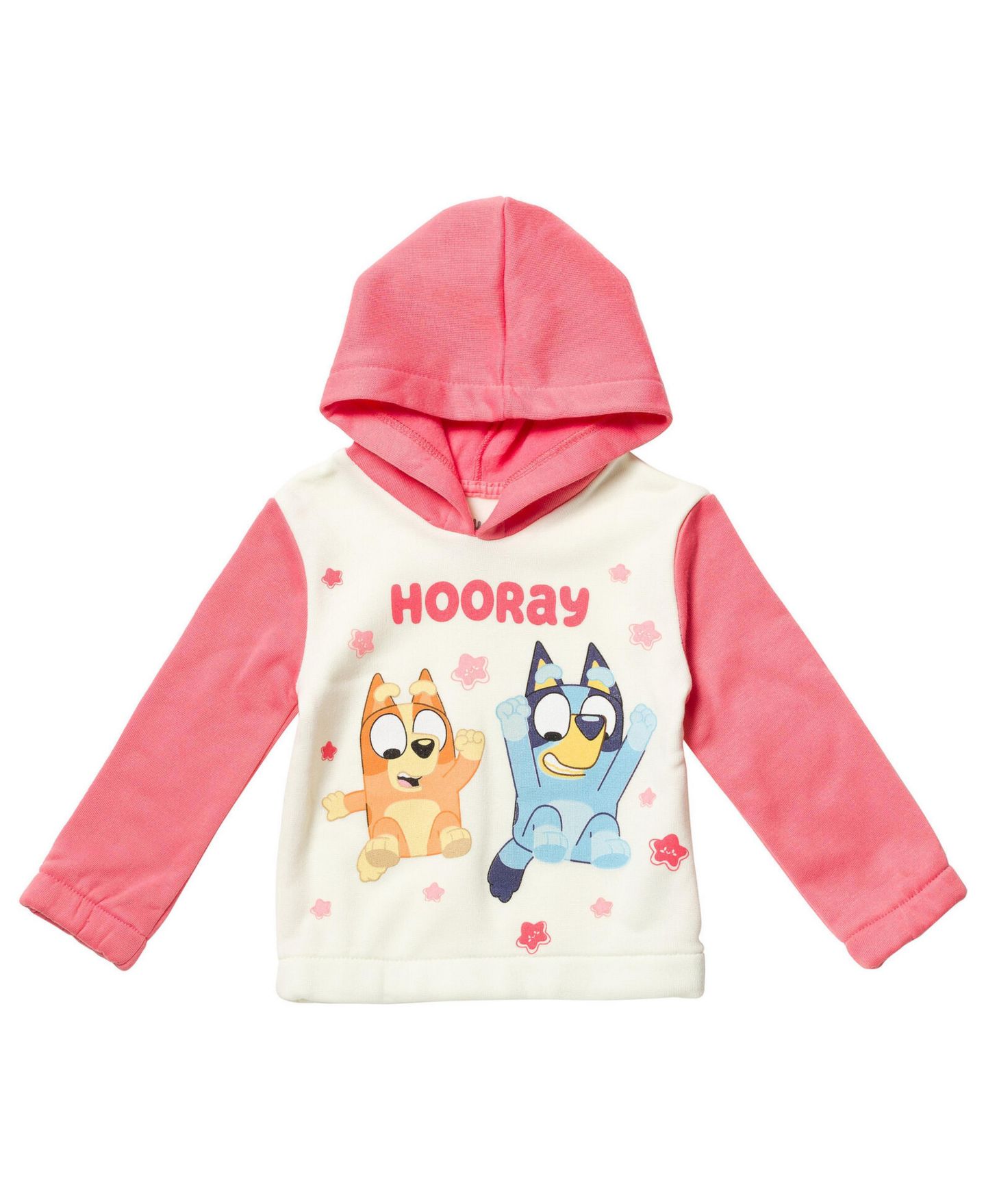 Комплект Bluey 2-Piece Fleece Hoodie and Pants Set для девочек, цвет: Розовый — фото 4