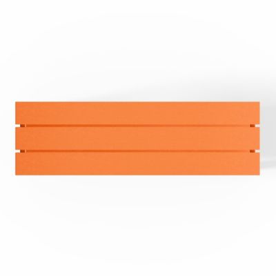 55" Outdoor Patio HDPE Adirondack 2-Tier Shelf Console Table