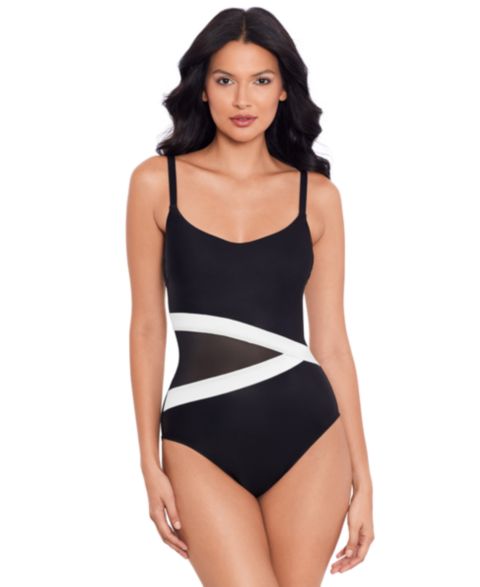 Женские купальники Miraclesuit Women's Spectra Lyra Underwired Mesh One-Piece Swimsuit