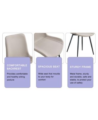 Table and chair set.Modern Extendable MDF Dining Table.The table has a telescopic design, suitable for gatherings of different size.Paired with 6 chairs with PU cushions and black metal legs.