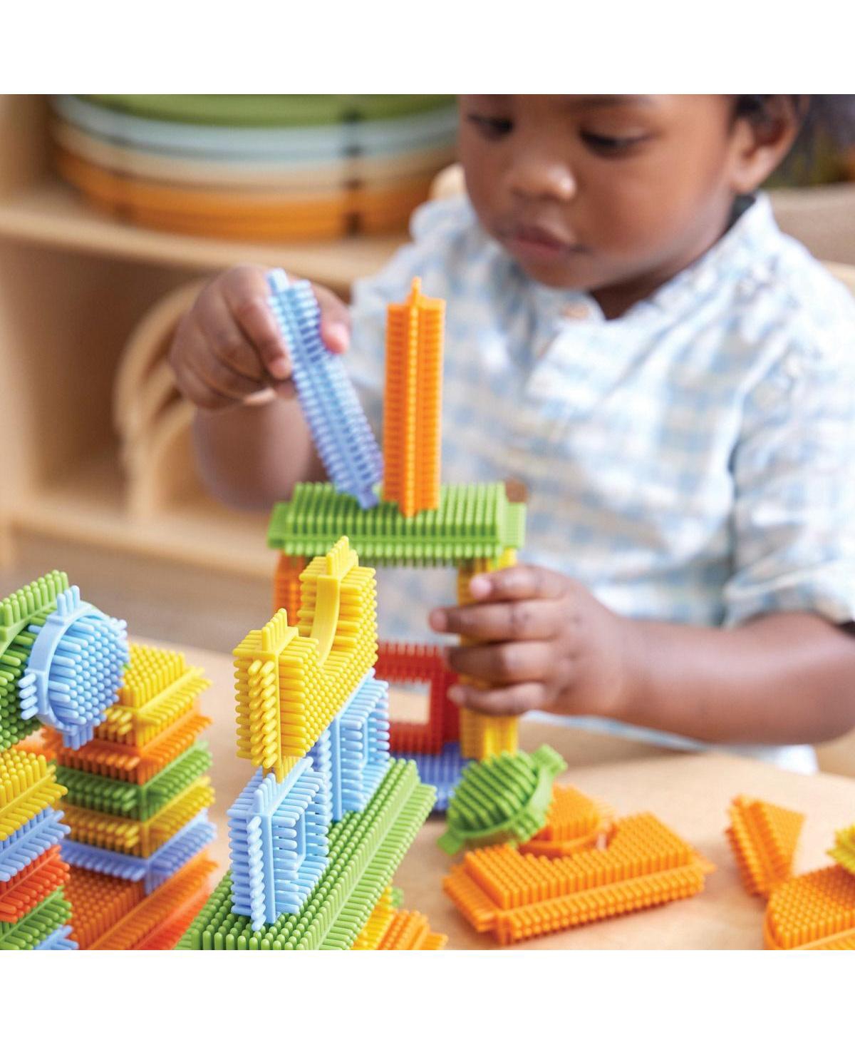 Kaplan Early Learning Snap and Stack Thistle Blocks - 160 Pieces - Assorted pre-pack