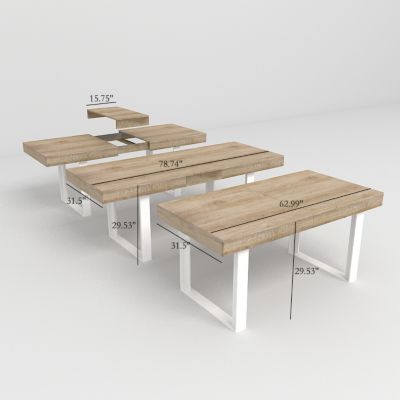 Modern Farmhouse Extendable Dining Table