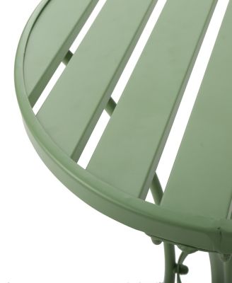 Whimsical Outdoor Bistro Set: Durable Iron Table And Chairs With Water-Resistant Finish
