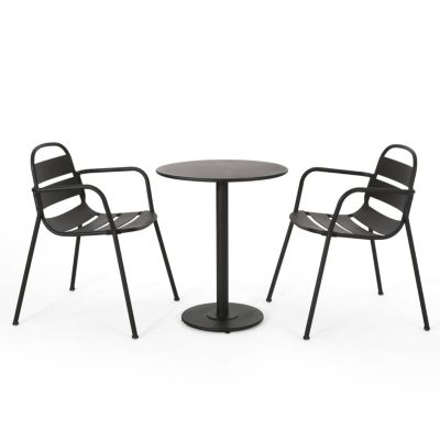 Stylish Bistro Set Curved Frames, Round Table