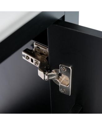 Modern Bathroom Vanity with Ceramic Basin (20x15.5x33.3")