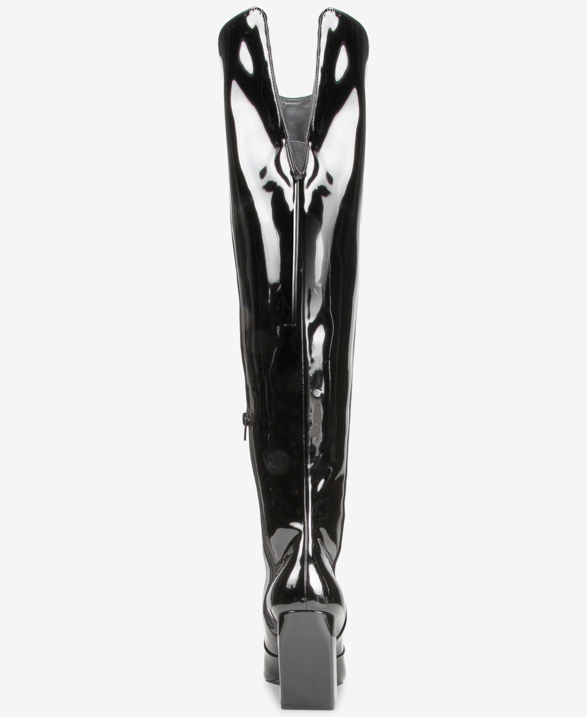 Inc International Concepts Women's Orisa Over-the-knee Boots, Created For Macy's In Black Patent