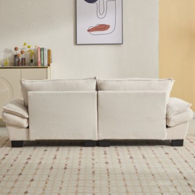 Corduroy Sofa Sleeper Comfy Loveseat Couch