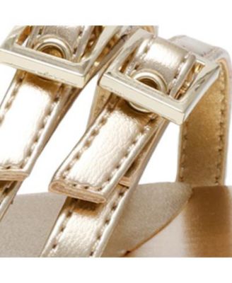 Women's Mackenzie Strappy Buckle Block Heel Dress Sandals