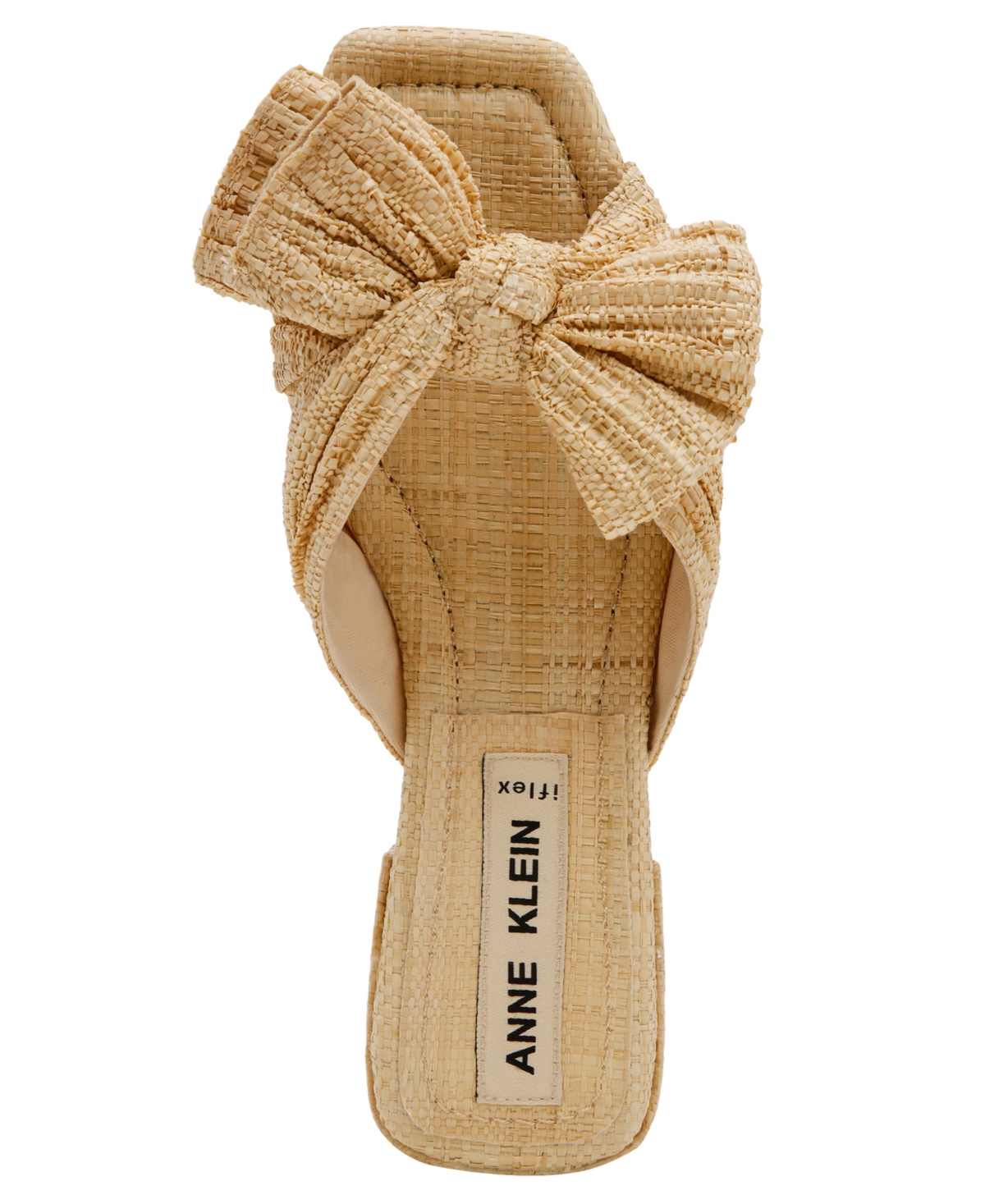 Anne Klein Women's Liz Bow Detail Block Heel Sandals