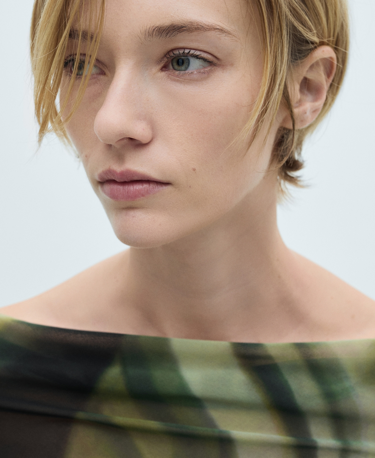 Mango Women's Sheer Printed Blouse