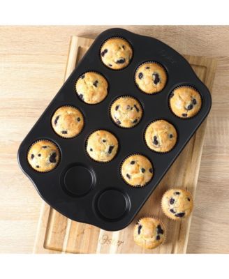 Teston 5 Piece Carbon Steel Baking Pans Bakeware Set W/ Premium PFA Free Nonstick - Matte Black