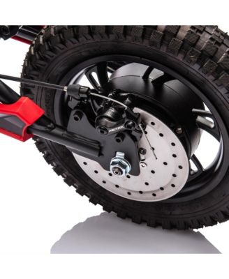 36V Electric mini dirt motorcycle for kids,350w xxxl motorcycle, Stepless variable speed drive, Disc brake, No chain, Steady acceleration, horn, power display, rate display,176 pounds for 50m or more,