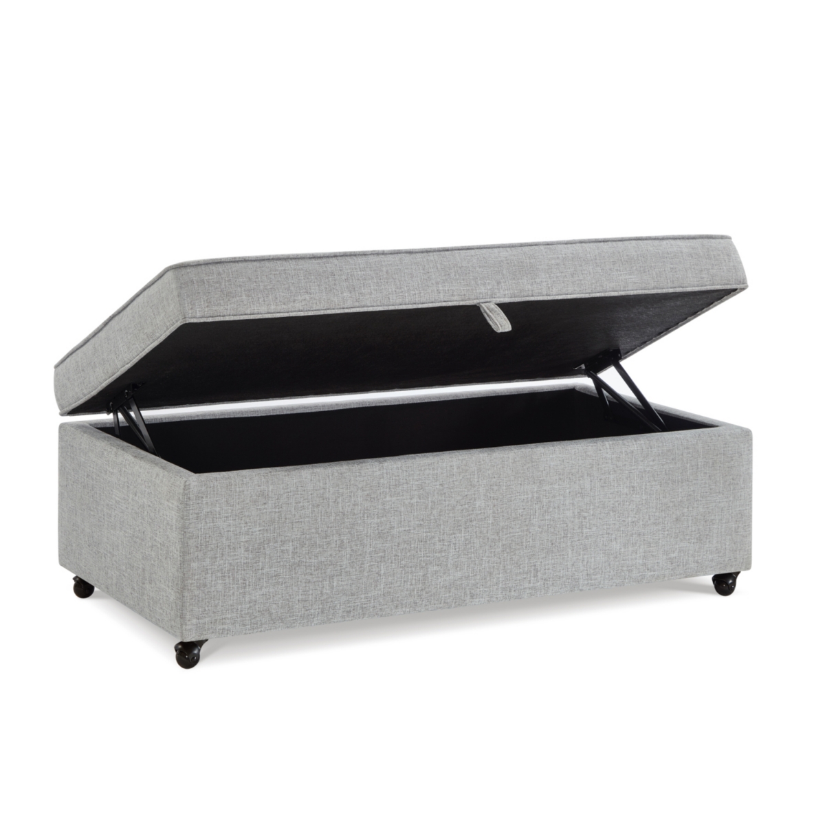 Streamdale Furniture Modern Large Comfort Sofa Ottoman with Storage, Modular Sectional Storage Ottoman With Wheels For Living Room, Lounge Ottoman, Co
