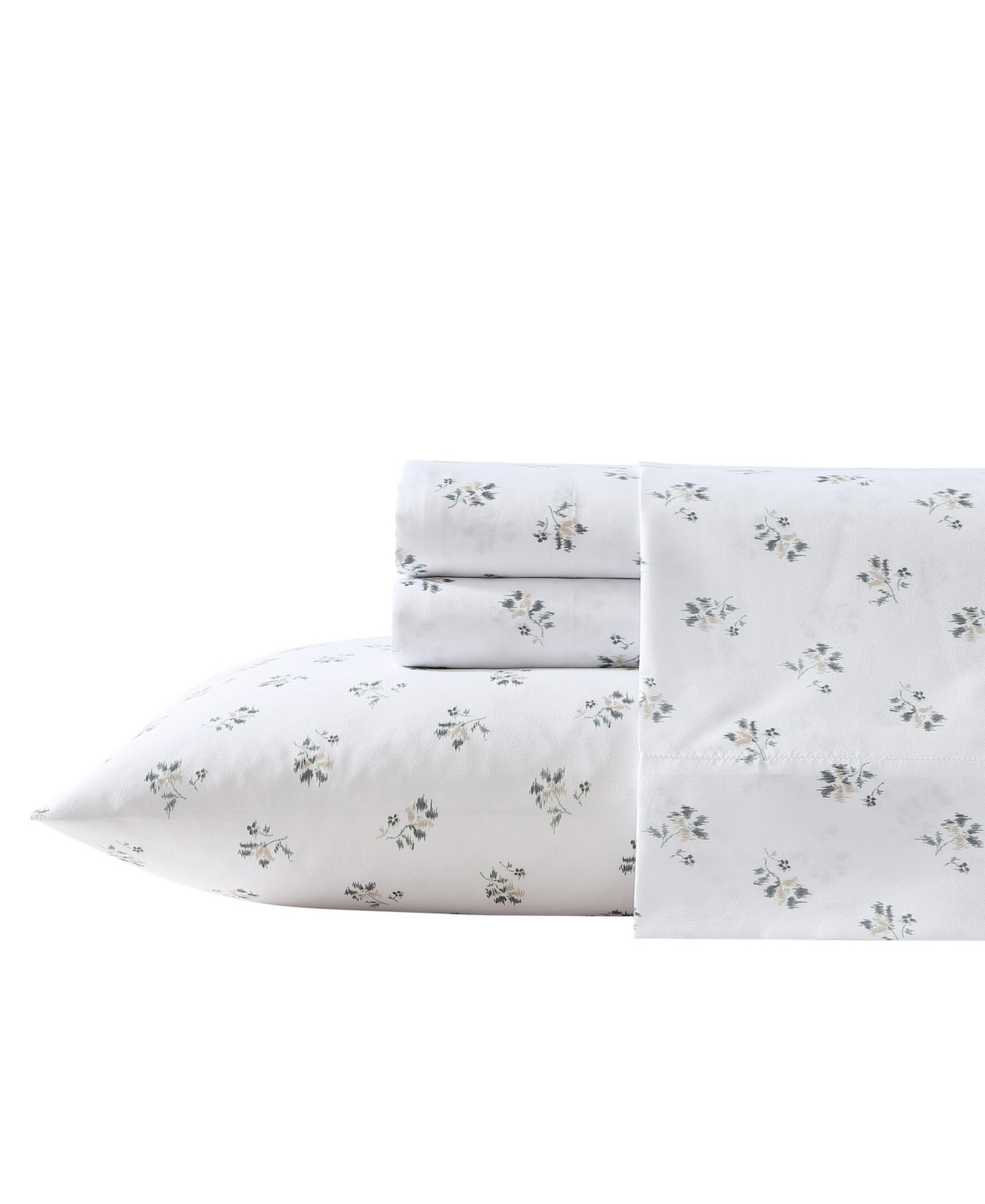 Wrangler Closeout!  Microfiber 4-pc. Sheet Set, King In Sketchy Ditsy Green