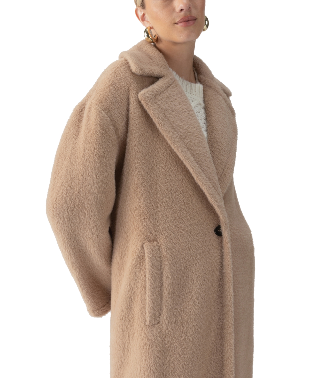 Sanctuary Women's Live In Faux-Fur Coat