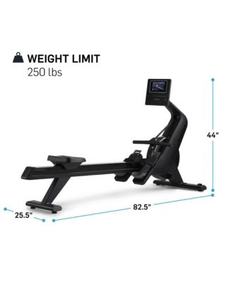 RW600 iFIT-enabled Rower with 7 inch Pivoting Touchscreen and SpaceSaver Design