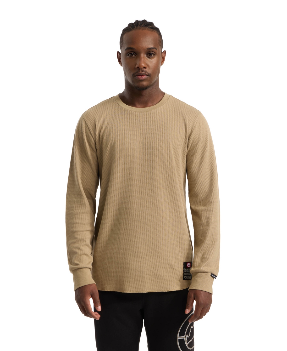 Ecko Unltd Men's Pinch Me Thermal T-shirt In Brown