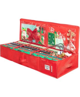 Wrapping Paper Storage Container. Fits up to 27 Rolls 1.37" Diam.