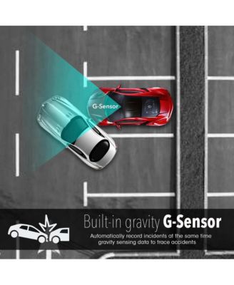 Dual Camera Car Video System, 1080p HD Dash Cam & Waterproof Rearview Backup Camera