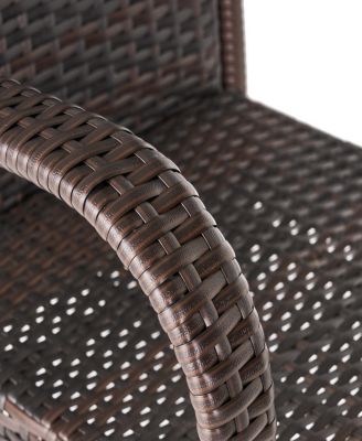 Modern Faux Rattan Outdoor Barstools: Durable, Stylish, And Weather-Resistant