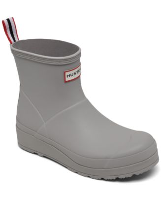 Zinc Grey Hunter Play Boots Zinc Footwear Grey Ankle Wellies