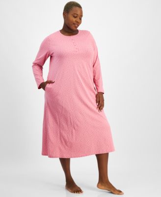 Charter Club - Plus Size Cotton Jersey Nightgown