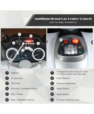 12V Kids Ride On Motorcycle Electric Motor Bike