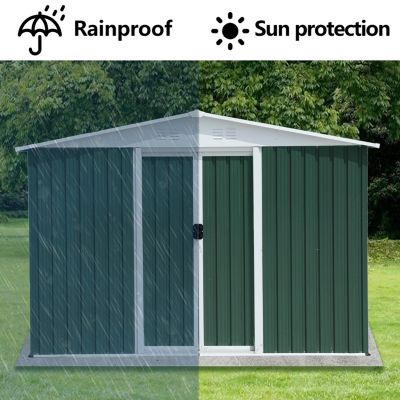 8x6ft Apex-Roof Garden Shed