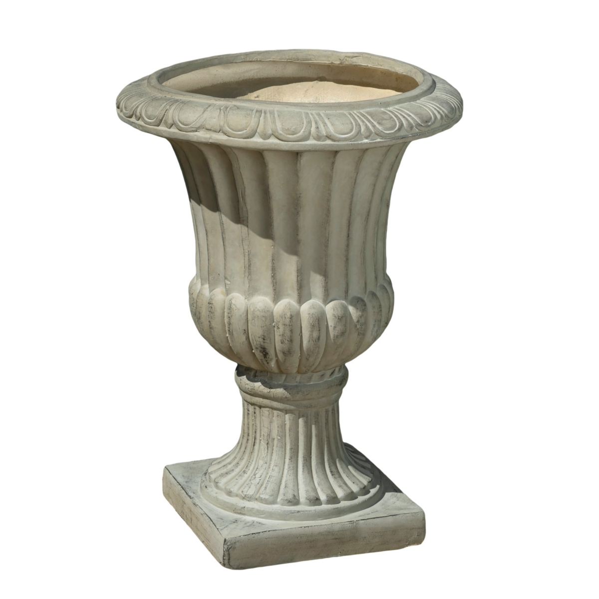 Streamdale Antique White Urn Planter Indoor/Outdoor Decor