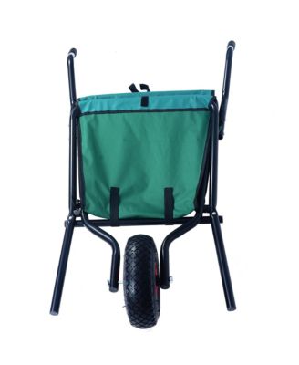 Streamdale Collapsible Wheelbarrow 176 lbs, 10" Tire, Oxford Cloth