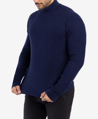 Men's Ribbed Turtle Neck Sweater