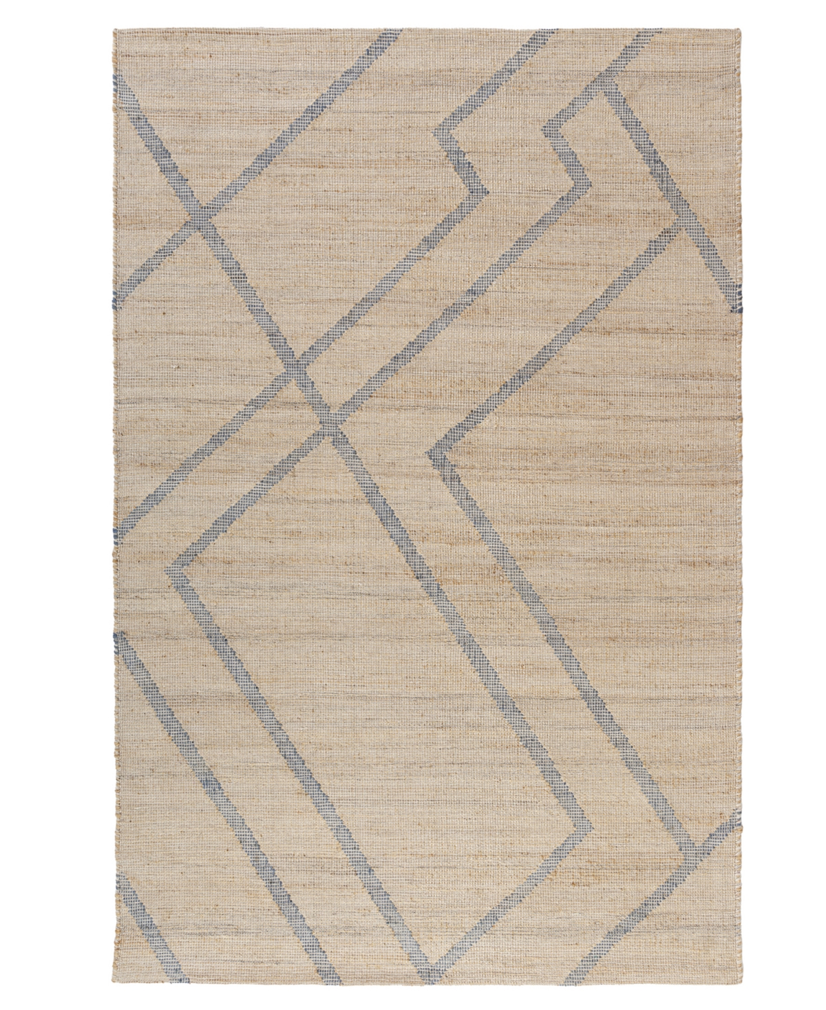 Lr Home Xanda Wil-575 5'x7'9" Area Rug In Blue,tan