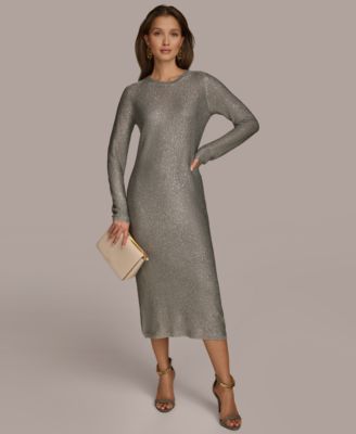 Donna Karan New York - Women's Sequined Sweater Dress