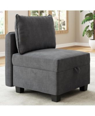 Modular Sectional Sofa Couch for Single Seat, Customizable Sectional Sofa Couch Accent Armless Chair