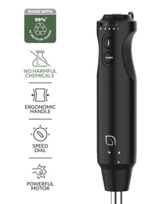 5-Speed Immersion Hand Blender with Turbo Mode - Powerful Blending for Smoothies, Soups, and Baby Food