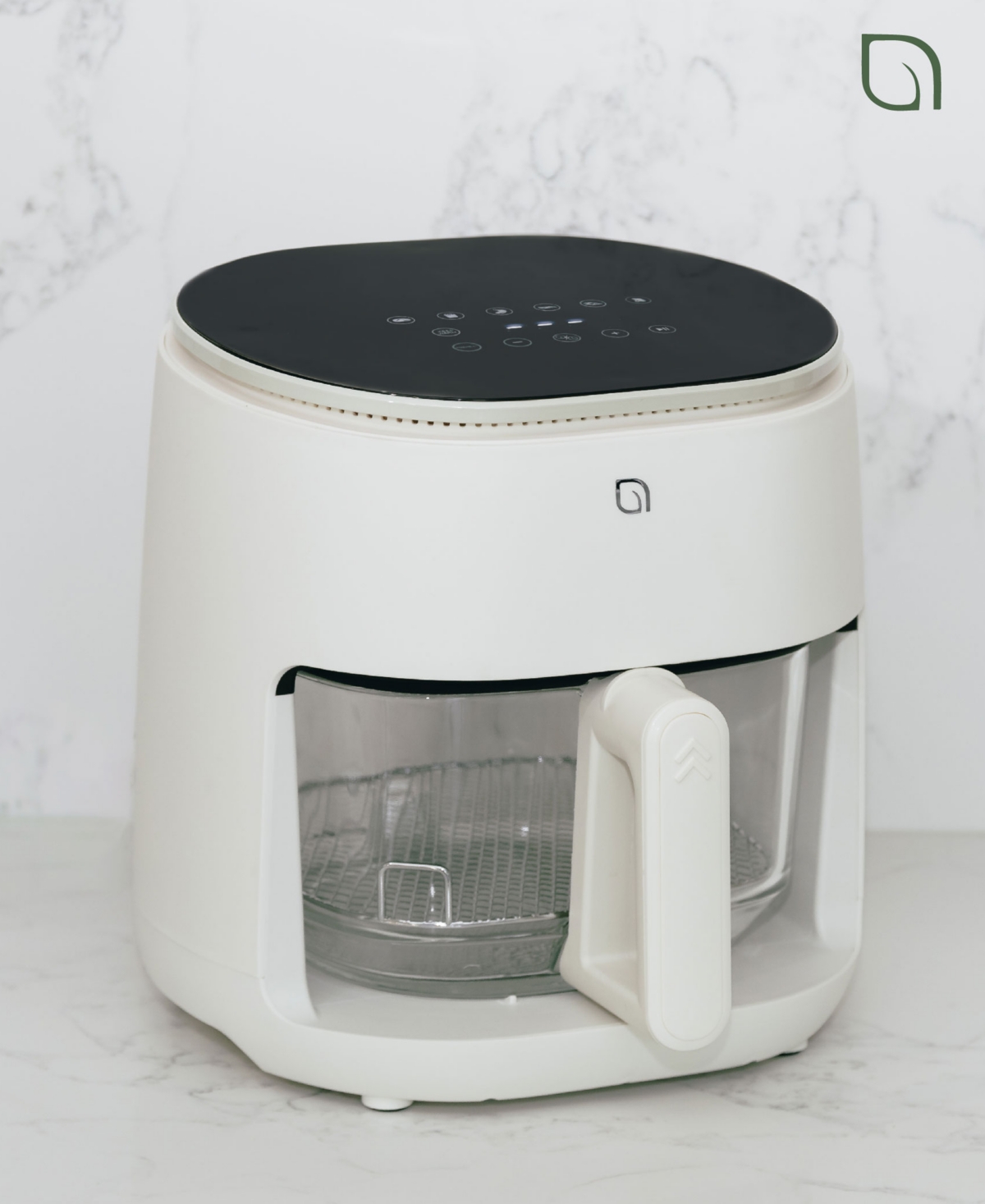 Willow Kitchen Willow 5qt Glass Air Fryer In White