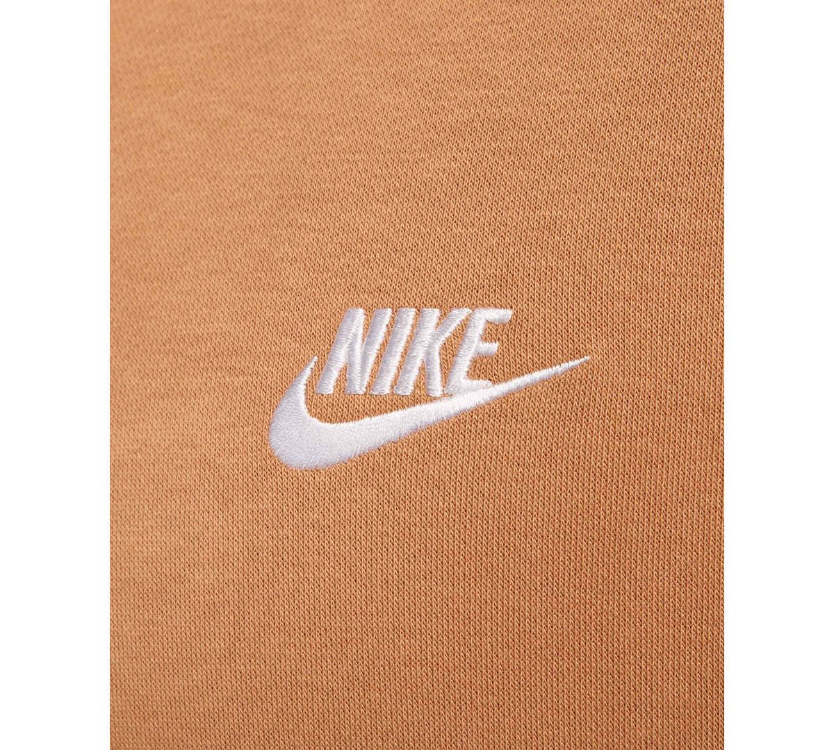 Nike Men's Sportswear Club Fleece Pullover Hoodie -flax/white