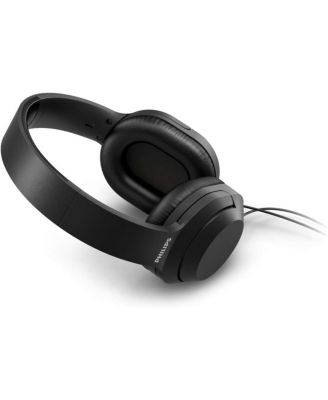 Over-Ear Headphones Wired with 3.5mm Jack,Balanced Sound, Comfortable Design, Foldable for Portability, Black