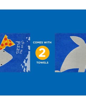 Printed Beach Towel Set - Oversized Beach Towel for Kids - Quick-Dry & Soft Cotton Towel with Printed Design - Luxury Towel for Swimming - 30" x 60", Magical Unicorn (2 Pack)