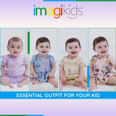 Baby Girls Disney Winnie the Pooh Minnie Mouse Lilo & Stitch Peplum T-Shirt and Bike Shorts Outfit Set Newborn to