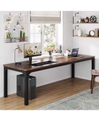 78.7 Inches Extra Long Computer Desk, 2 Person Desk, Double Long Desk, Workstaion for Home Office