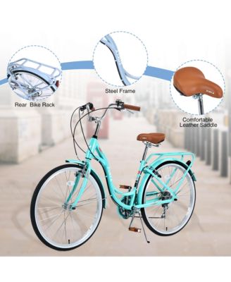 7 Speed, Steel Frame, Multiple Colors 26 Inch Ladies Bicycle