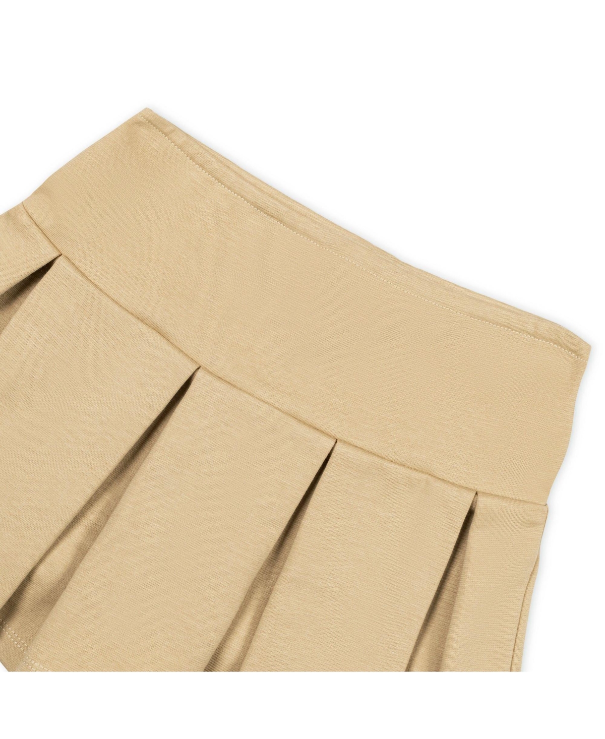 Hope & Henry Toddler Girls Ponte Pleated Uniform Skort