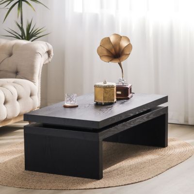Modern Black Coffee Table