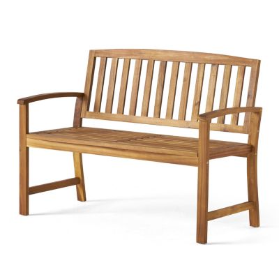 Streamdale Durable Acacia Wood Bench For Outdoor Comfort And Style