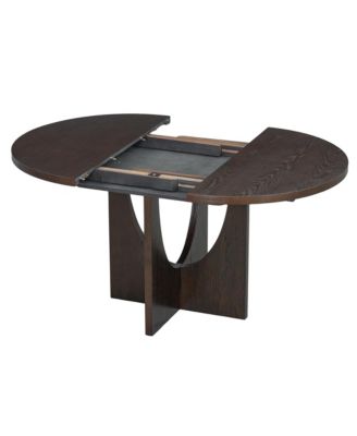 Modern Extendable Round Dining Set (5-Piece)