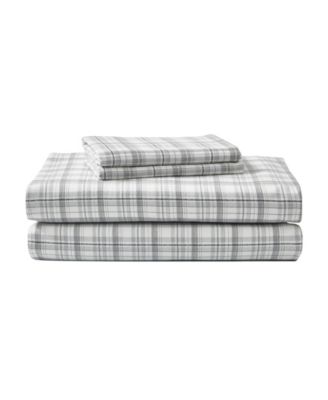 Printed Cotton Flannel 4-Pc. Sheet Set, King